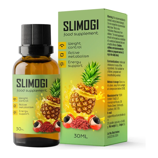 Slimogi: Gotas con Guaraná y Piña